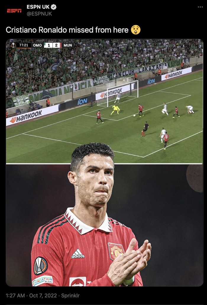 Ronaldo vs Omonia Ronaldo vs Omonia