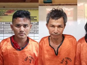 Ini Tampang 3 Pelaku Terkait Pembunuhan Ibu dan Anak di Kuansing