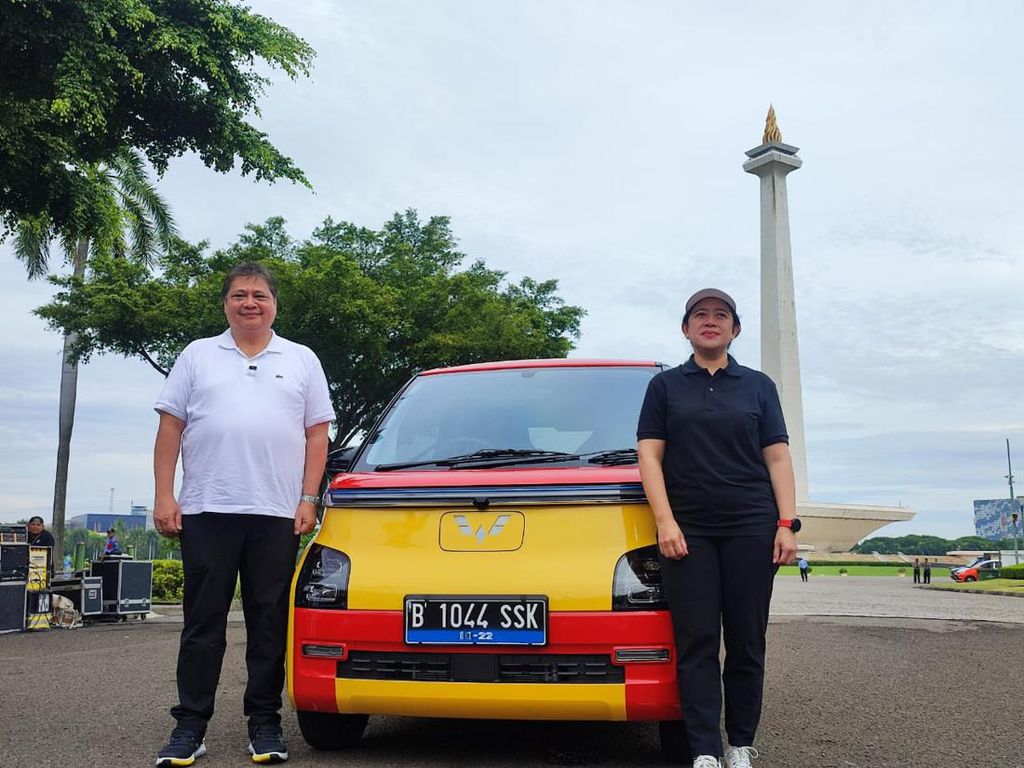 Mengintip Spesifikasi Mobil Listrik Kuning-Merah G24 di Pertemuan Airlangga-Puan
