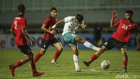 Melihat Lagi Aksi Garuda Muda Bekuk Palestina 2-0