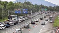 Potret Kemacetan di Jalur Puncak Bogor