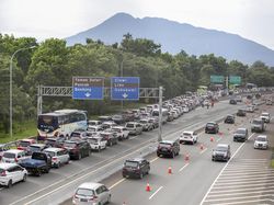 Potret Kemacetan di Jalur Puncak Bogor