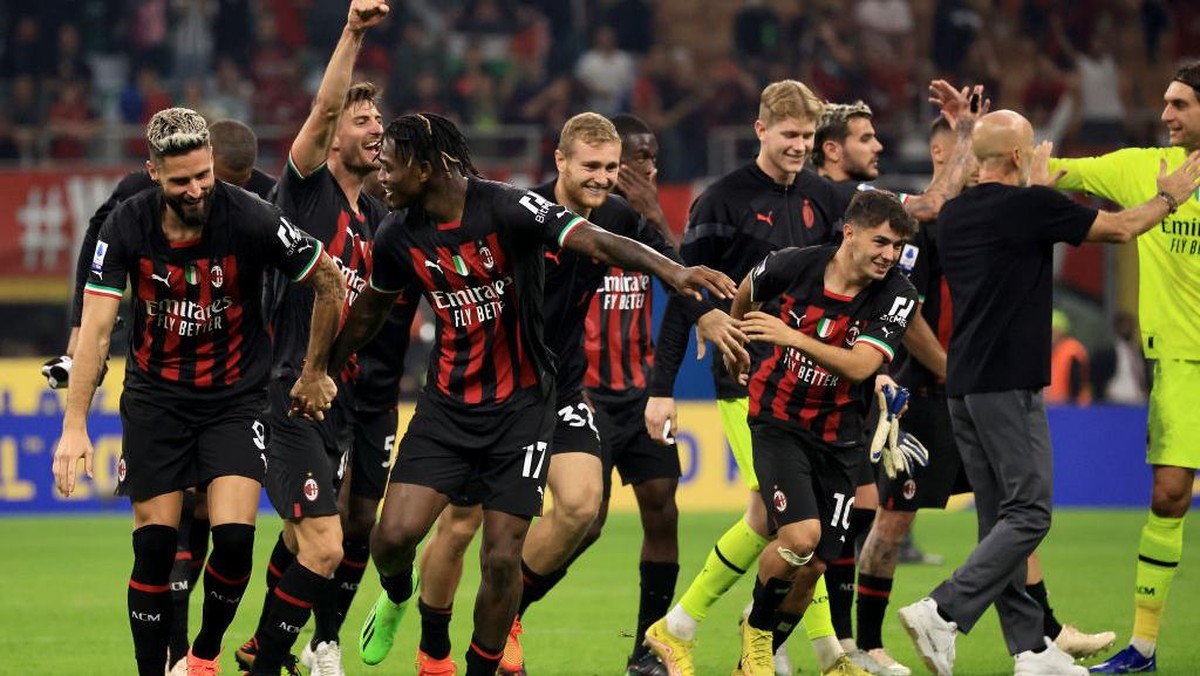 AC Milan bangkit dan mampu kalahkan Juventus (AC Milan via Getty Images/Giuseppe Cottini)