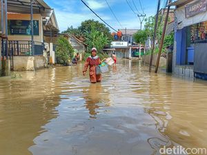 Akses ke Katapang Bandung Terputus gegara Banjir! Akses ke Katapang Bandung Terputus gegara Banjir!