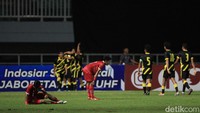 Indonesia sudah menutup babak pertama dalam posisi tertinggal 0-5.