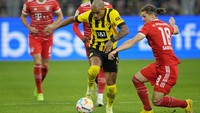 Pertandingan antara Borussia Dortmund vs Bayern Munich dihelat di Signal-Iduna Park, Sabtu (9/10/2022) malam WIB. AP Photo/Martin Meissner.