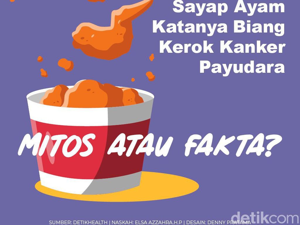 Makan Sayap Ayam Bikin Kanker Payudara? Dokter Beberkan Faktanya Makan Sayap Ayam Bikin Kanker Payudara? Dokter Beberkan Faktanya