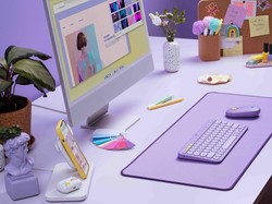 Duo Keyboard Mouse Minimalis Logitech Tampil dengan Warna Unik