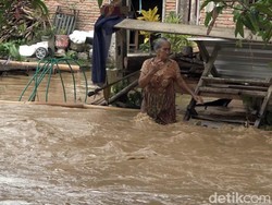 Sungai Andau Polman Meluap, 40 Rumah Terendam Banjir Setinggi 1 Meter