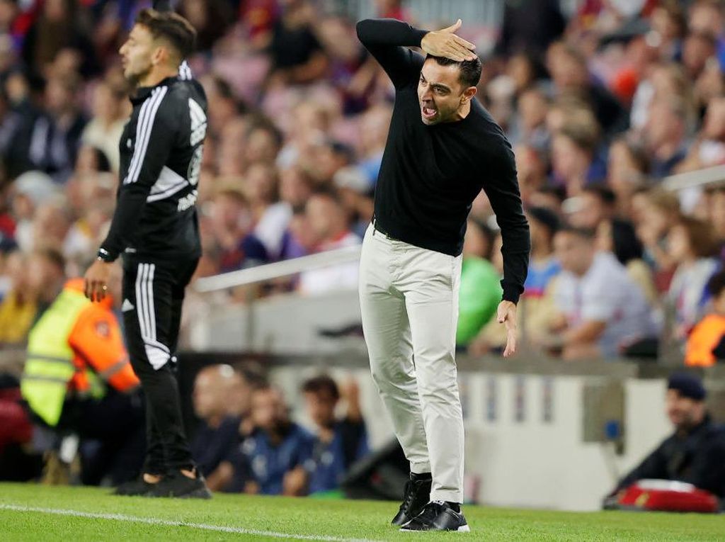 Xavi Bersyukur Barcelona Menang Lawan Celta meski Tampil Buruk Xavi Bersyukur Barcelona Menang Lawan Celta meski Tampil Buruk