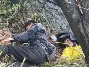 2 Pemuda Makassar yang Heboh Tidur di Pinggir Jalan Habis Mabuk Berat