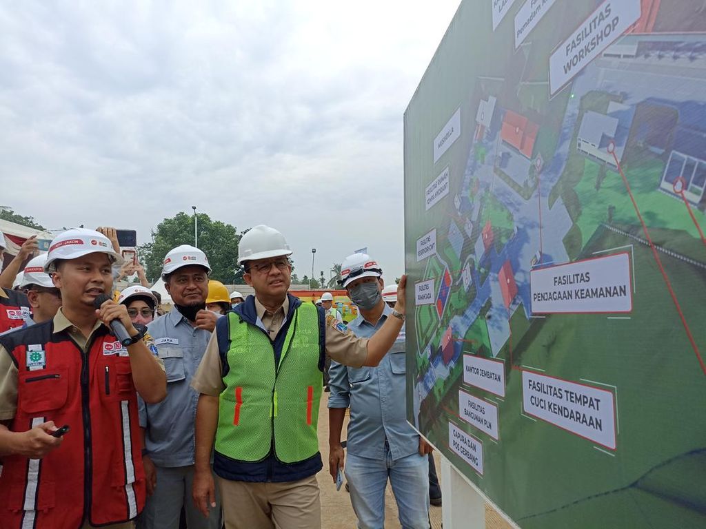 Anies Luncurkan Fasilitas Pengelolaan Sampah Rp 1 T di TPST Bantargebang