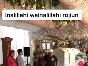 Viral Momen Keranda Jenazah Lewati Area Pesta Pernikahan