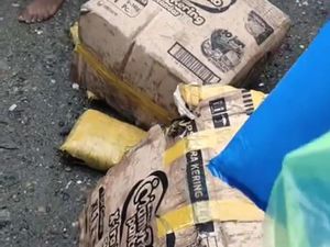 Polisi Buru Pemilik 2 Kardus Ganja yang Ditemukan di Pinggir Jalan Deli Serdang
