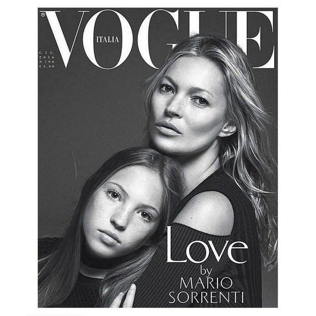 Foto: instagram.com/katemossagency Cover Vogue Italia, Juni 2016/