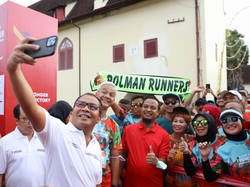 Momen Danny Pomanto hingga Ganjar Ramaikan Friendship Run di Makassar