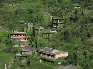 Potret Desa Houtouwan Diselimuti Lumut, Mati Ditinggal Warganya