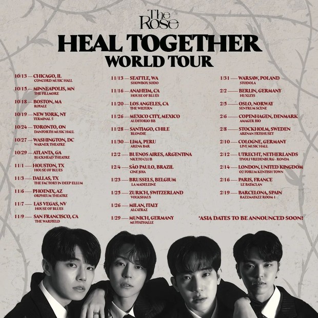 Simak Kabar Menarik Seputar The Rose, KPop Band yang akan Menggelar