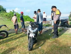 Motor Korban Hanyut di Yeh Ho Tabanan Ditemukan di Pantai Beraban
