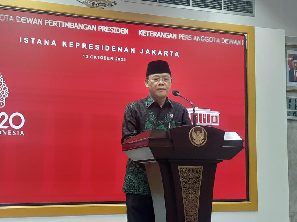 Jokowi Minta Mardiono Selesaikan Tugas Sebelum Mundur dari Wantimpres