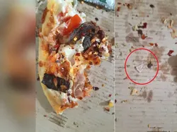 Ngeri! Pria Ini Hampir Telan Pecahan Kaca di Topping Pizzanya