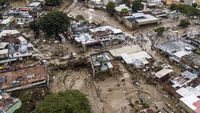Penampakan Tanah Longsor Terjang Venezuela