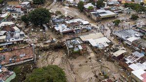 Penampakan Tanah Longsor Terjang Venezuela