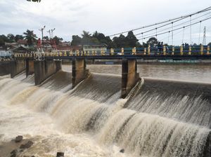 Penampakan Bendung Katulampa Terkini yang Sempat Siaga 1 Penampakan Bendung Katulampa Terkini yang Sempat Siaga 1