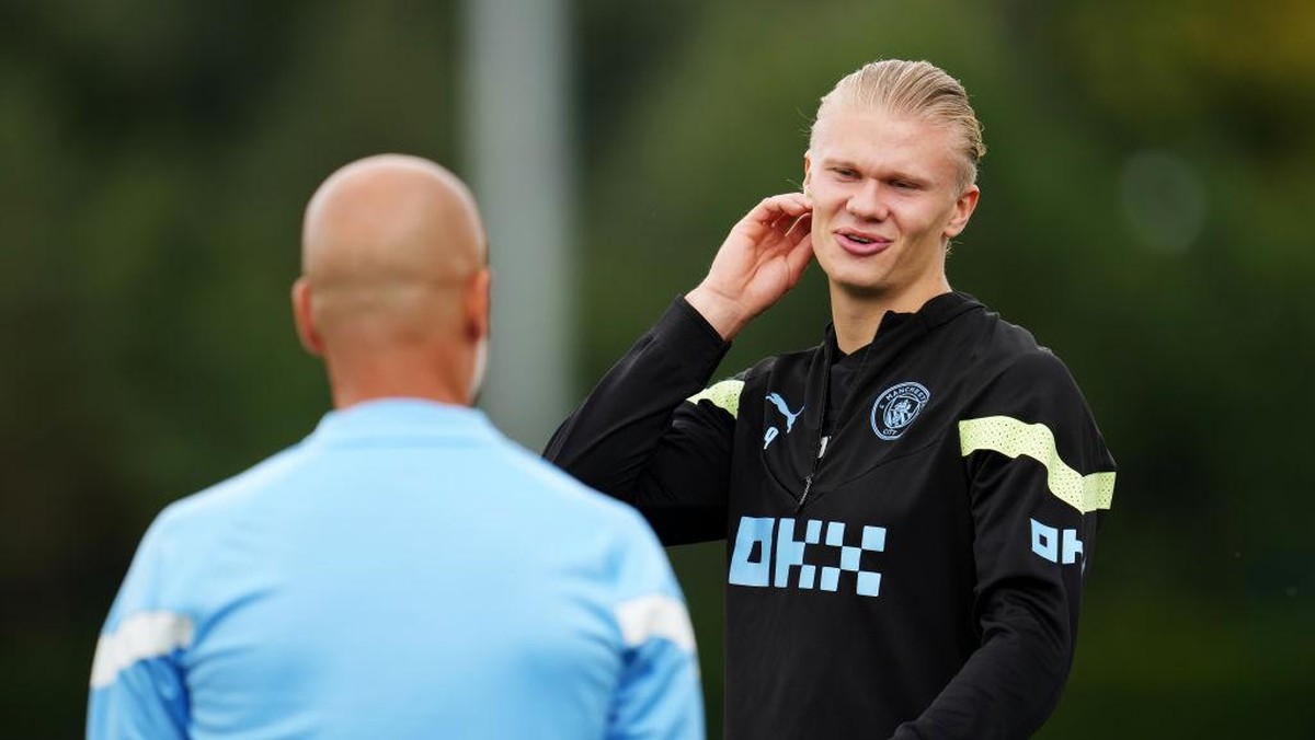 Erling Haaland, salah satu striker terbaik Pep Guardiola (Manchester City FC via Getty Ima/Matt McNulty - Manchester City)