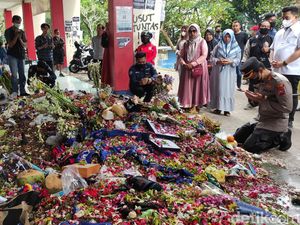 Hari Pertama Tugas, Kapolres Malang Baru Datangi Pintu 13 Kanjuruhan