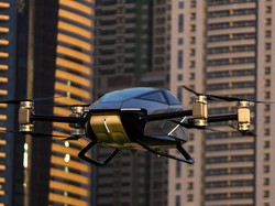 Penampakan Mobil Terbang saat Mengudara di Dubai