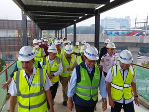 Menjajal Jembatan Rp 38 M dari Stasiun MRT Lebak Bulus ke Poins Square