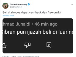 Gaya Gibran Respons Cuitan Netizen soal Beli Ijazah