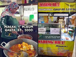 Masya Allah, Warung Ini Jual Makanan Seporsi Rp 5.000 Saja