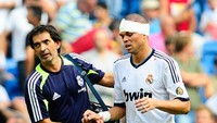 Tahun 2012, kepala Pepe sampai diperban ketika Real Madrid hadapi Valencia di Laliga (Getty Images)