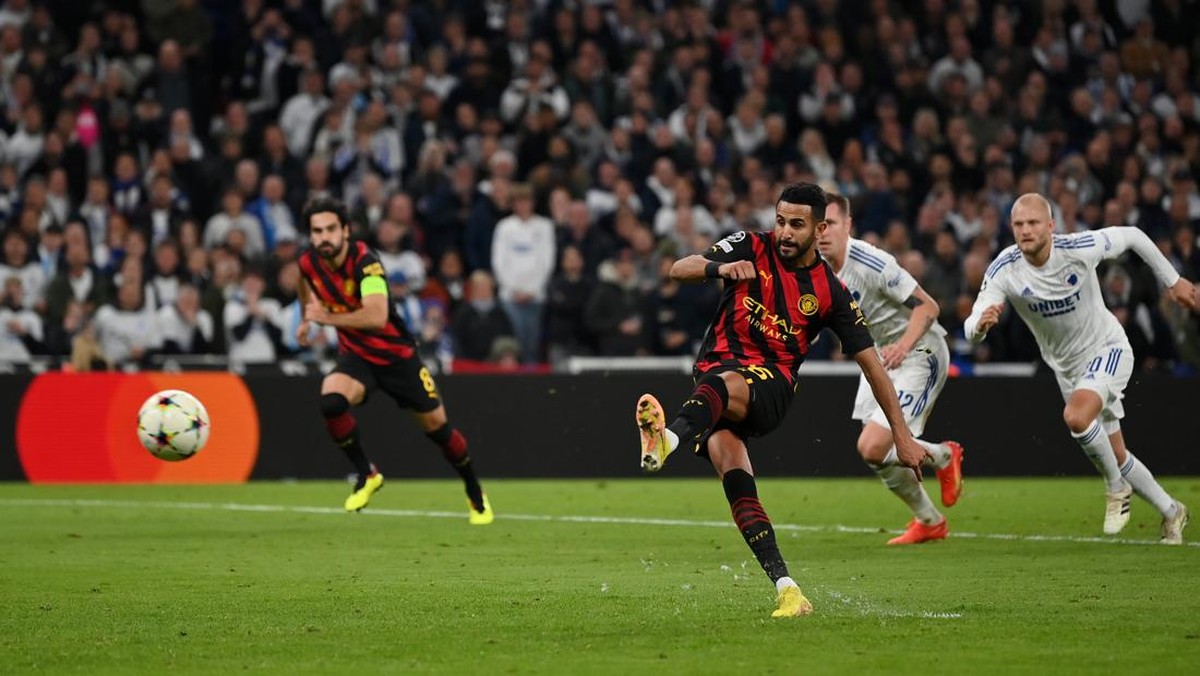 Manchester City tertahan di kandang Copenhagen 0-0. (Foto: Getty Images/Dan Mullan)
