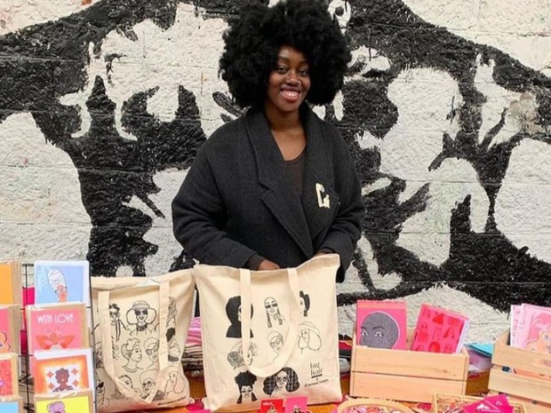 Seniman Inggris yang rayakan keindahan perempuan kulit hitam melalui seni