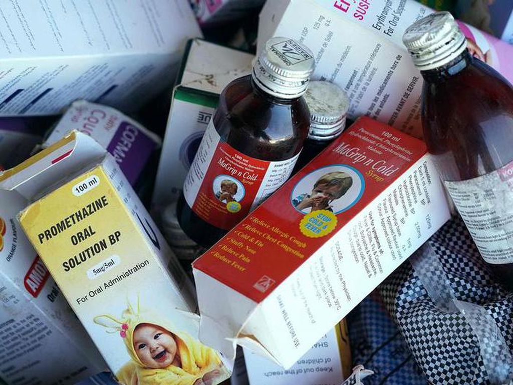 India Hentikan Produksi Sirup Obat Batuk Pemicu Kematian 69 Anak di Afrika