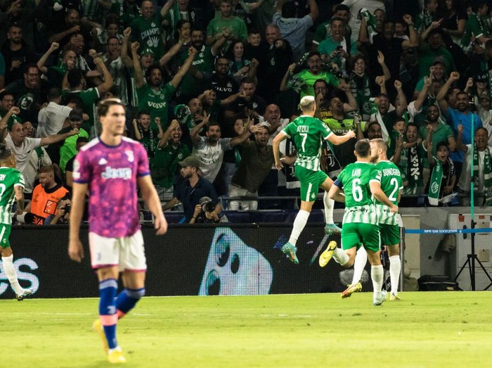 HAIFA, ISRAEL - OCTOBER 11: Adrien Rabiot of Juventus disappointed  during the UEFA Champions League  match between Maccabi Haifa v Juventus at the Sammy Oferstadium on October 11, 2022 in Haifa Israel (Photo by Nir Keidar/Soccrates/Getty Images)