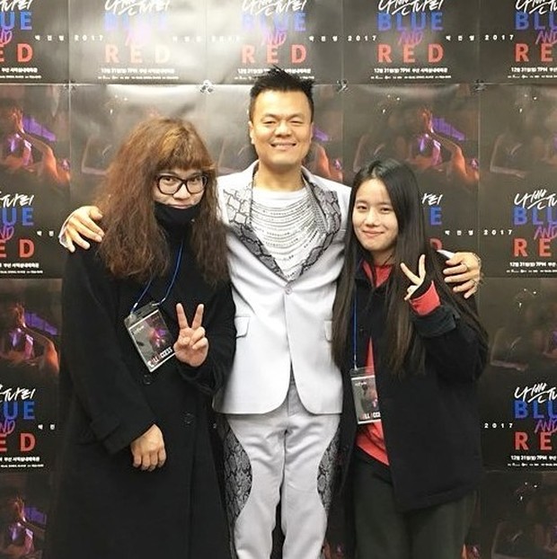 Potret Kim Balko bersama Park Jin Young