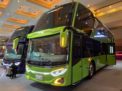 PO Gunung Harta Rilis Bus Double Decker Baru: Pakai Sasis Volvo, Bodi Adiputro