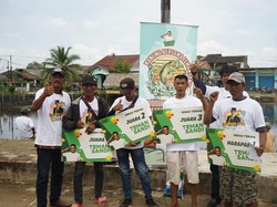 Relawan Teman Sandi Gelar Lomba Memancing-Bagikan Sembako di Banyuasin