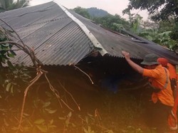 Angin Kencang Sempat Melanda Rumpin Bogor, 1 Keluarga Mengungsi