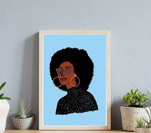 Seniman Inggris yang rayakan keindahan perempuan kulit hitam melalui seni