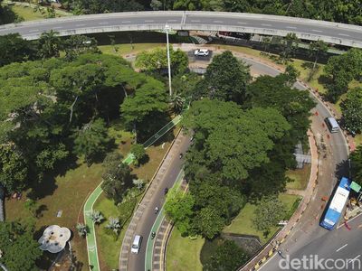 Ditata Anies, Begini Wajah Baru Taman Semanggi