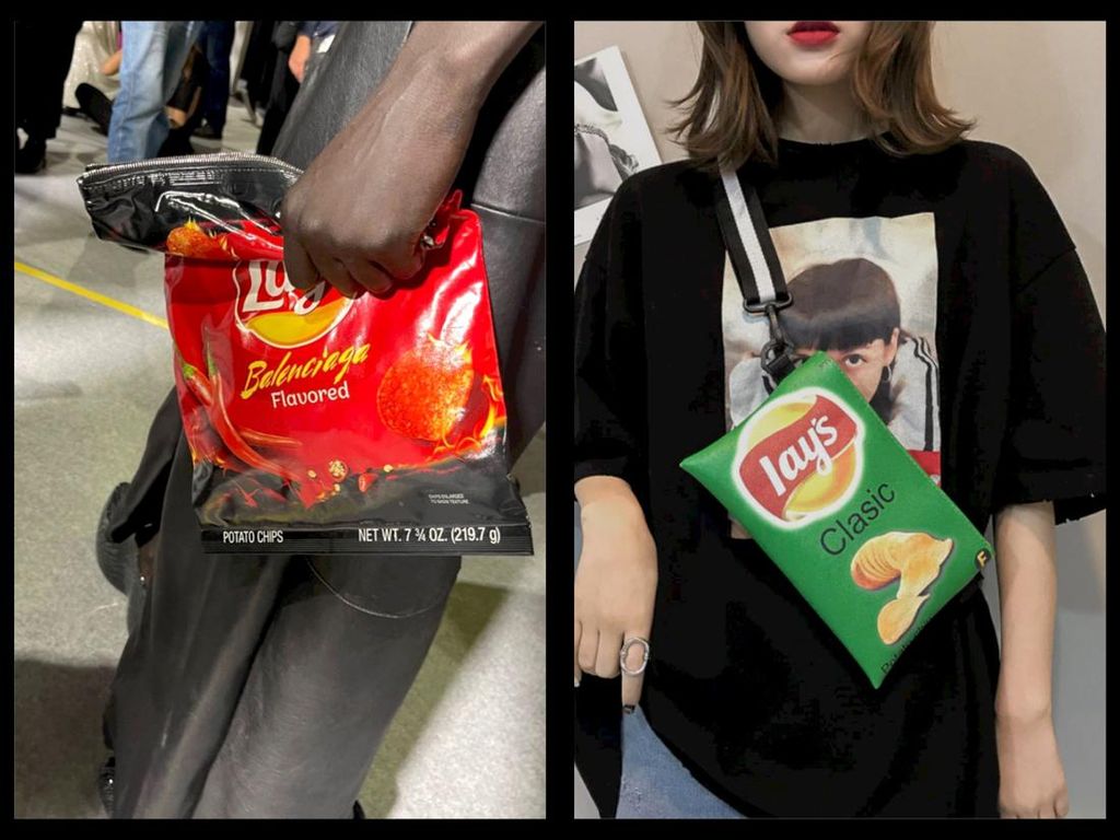 Tas Balenciaga X Lays Rp 27 Juta, Netizen Bandingkan dengan Tas Rp 46 Ribu dari China Tas Balenciaga X Lays Rp 27 Juta, Netizen Bandingkan dengan Tas Rp 46 Ribu dari China