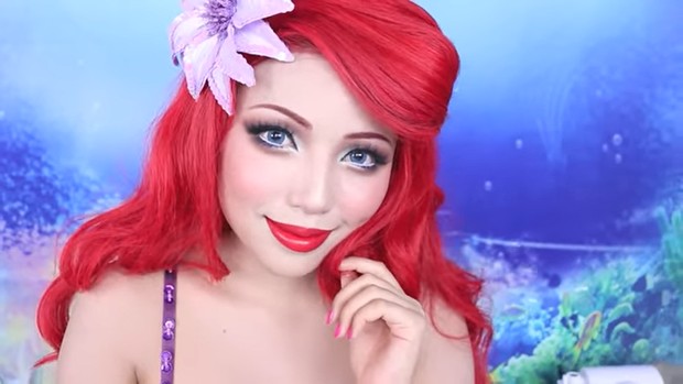 Makeup karakter Ariel The Little Mermaid