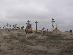 Hamparan Kuburan Massal di Kota Lyman Ukraina