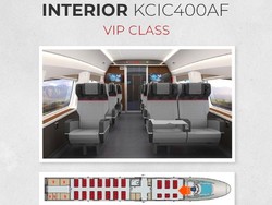 Bocoran Interior Kelas VIP Kereta Cepat Jakarta-Bandung