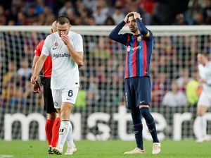 Pique Nge-Blank di Laga Barcelona Vs Inter